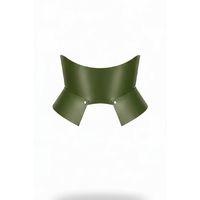 Haki Deri Geniş Kadın Kemeri, Korse Deri Kemer - Brf611