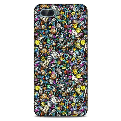 Graffitix (48) Desenli Silikon Kapak Oppo Rx17 Neo Kılıf