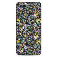Graffitix (48) Desenli Silikon Kapak Oppo Rx17 Neo Kılıf