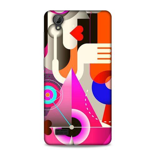 Lopard Vestel Venüs V5 Uyumlu Kılıf Soyut Sanat (17) Baskılı Tasarım Kılıf