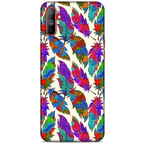 Oppo Realme C3 Kılıf Desenli Özel Seri Tüyler (34) Slim Armor Kılıf