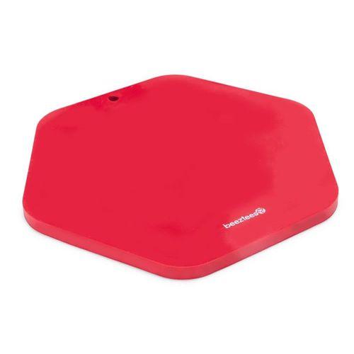 Beeztees Yavru Köpek Yaş Mama Yeme Oyuncağı, Sekizgen Şeklinde, Silikon, Pembe, 23x20cm