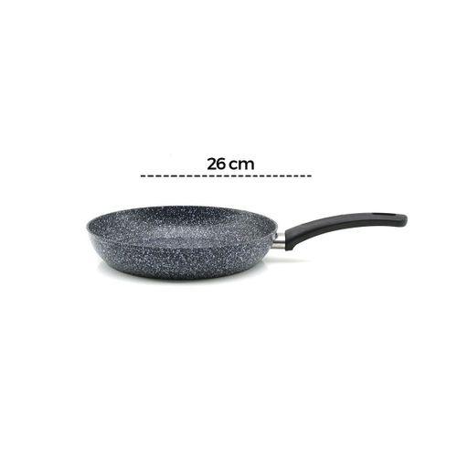7 Parça Granit Tencere ve Tava Seti (20-24cm Derin, 27cm Cam Kapak, 26cm Tava)