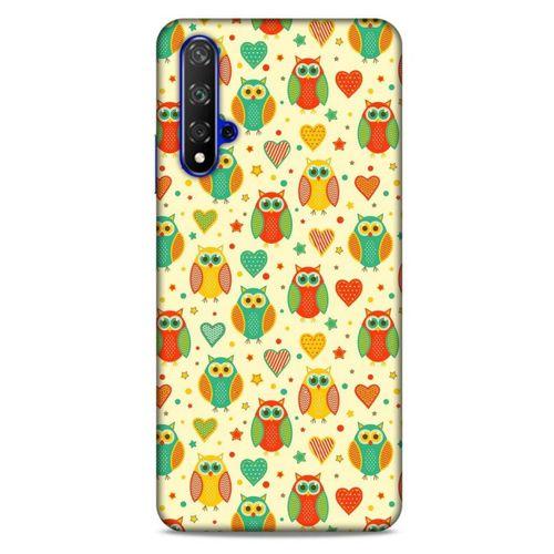 Baykuşlar (18) Desenli Silikon Kapak Telefon Kabı Huawei P Smart S Y8P Kılıf