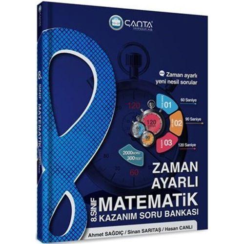 8. Sınıf Matematik Zaman Ayarlı Kazanım Soru Bankası Çanta Yayınları