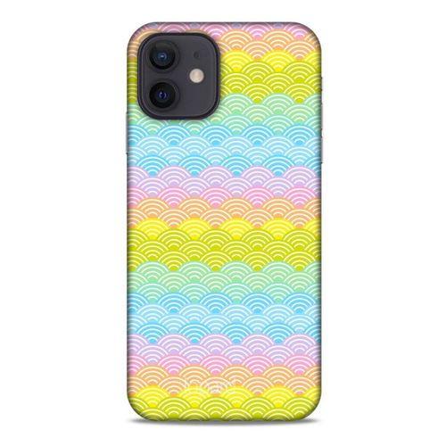 Apple iPhone 12 Kılıf Pastel Renkler (1) Kılıfı Karışık Renkli