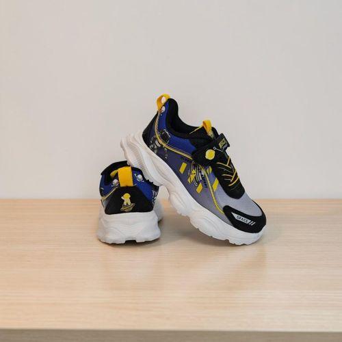 Wisco 065 Siyah-Mavi-Sarı Erkek Çocuk Spor Ayakkabı