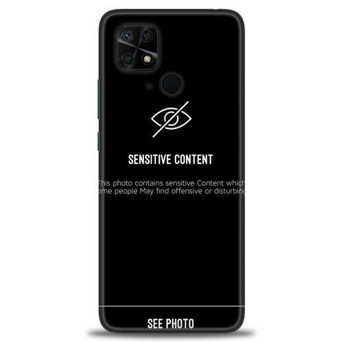 Xiaomi Redmi 10C Kılıf HD Baskılı Kılıf - Sensitive Content + Tam Ekran Koruyucu
