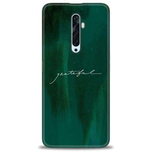 Oppo Reno 2Z Kılıf HD Baskılı Kılıf - Grateful + Tam Ekran Koruyucu