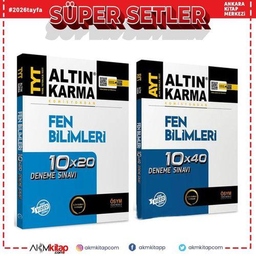 Altın Karma TYT ve AYT Fen Bilimleri Deneme Seti 2 Kitap