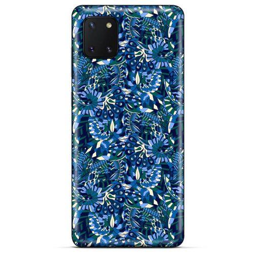 Huawei Y5P Uyumlu Kılıf Mavi Delisi (41) Tank Kılıf Çiçek