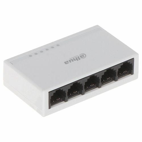 DAHUA PFS3005-5ET-L, 5 Port, MegaBit, Yönetilemez, Masaüstü Switch ( Outlet