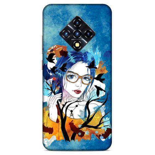 Lopard İnfinix Zero 8 Uyumlu Kılıf Sürreal Yüzler ♀ (27) Tasarımlı Kılıf Baskılı