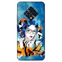 Lopard İnfinix Zero 8 Uyumlu Kılıf Sürreal Yüzler ♀ (27) Tasarımlı Kılıf Baskılı