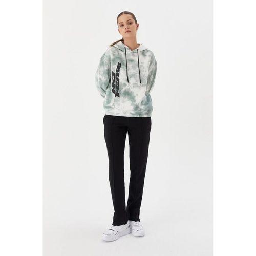 No Fear Kadın Sweatshirt Crop Batik Yeşil 72532