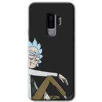 Samsung Galaxy S9 Plus Kılıf HD Desen Baskılı Arka Kapak + Temperli Cam - Rick