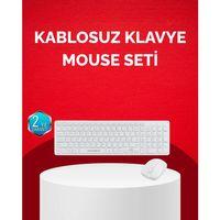 Tam Boy Kablosuz Klavye Mouse Seti - Gelişmiş Bağlantı Ve Sessiz Performans