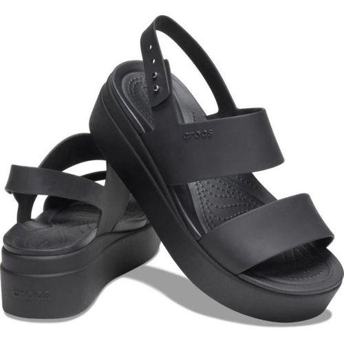 croc 206453-060 BROOKLYN LOW WEDGE SPOR TERLİK SANDALET