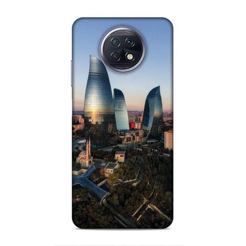 Xiaomi Redmi Note 9T Uyumlu Kılıf Azarbaijan (32) Soft Silikon Kılıf Azerbaycan Kuleleri