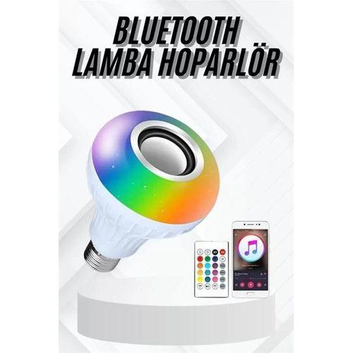 Lamba Hoparlör Ampül Görünümlü Renk Değiştirebilen Android Ve İos Uyumlu