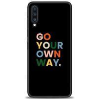 Samsung Galaxy A70 Kılıf HD Baskılı Kılıf - Go Your + Tam Ekran Koruyucu