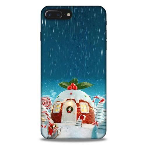 Apple Iphone 8 Plus Kılıf Snowix (14) Lansman Kılıf Beyaz Kırmızı