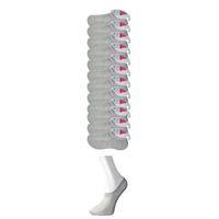 Gri Kadın Görünmez Çorap 12 Çift