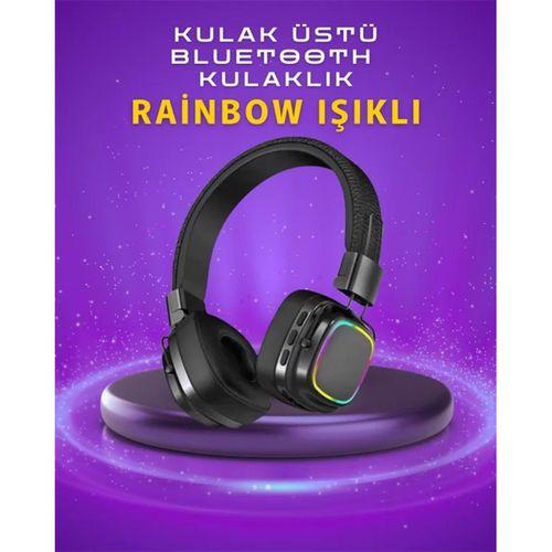 Renkli Işık Efektli Bluetooth 5.3 Müzik Kulaklığı