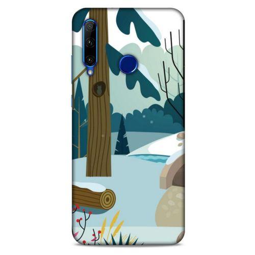 Huawei Honor 20 Lite Kılıf Snowix (17) Tasarım Kılıf Yeşil