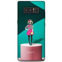 Samsung Galaxy Note 8 Kılıf FunnyMaX (10) Full Koruma Kılıfı Yeşil Pembe