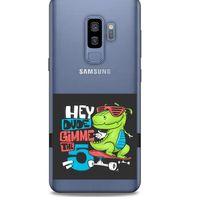 Zoologix (57) Samsung Galaxy S9 Plus Şeffaf Kılıf Silikon Desenli