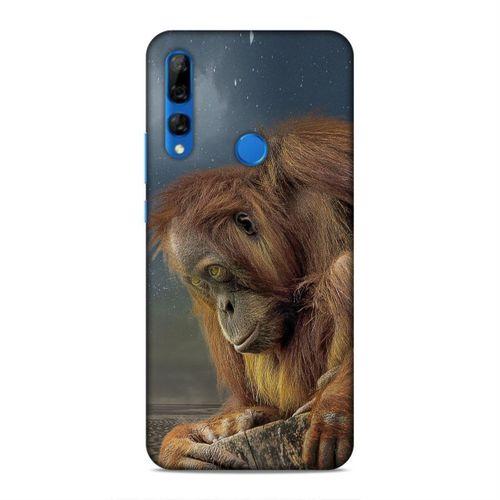 Huawei Y9 Prime 2019 Kılıf Masum Maymun Arka Kapak Silikon Koruma Full Koruyucu