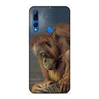 Huawei Y9 Prime 2019 Kılıf Masum Maymun Arka Kapak Silikon Koruma Full Koruyucu