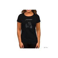 Xmax Skecthing Siyah Kadın Tişört