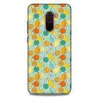 Frutix Turunç 02 Xiaomi Pocophone F1 Kılıf Desenli Silikon