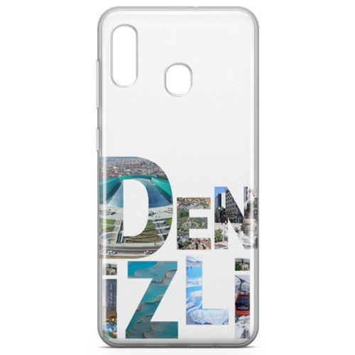 Samsung Galaxy A40 Kılıf Denizli Gezi Arka Kapak Koruma Desenli Full Koruyucu
