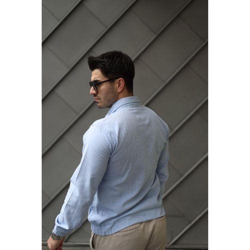 Erkek Pamuklu Keten Kumaş Ceket