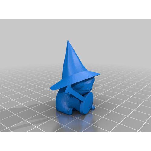 Banjo ve Büyücü Şapkasıyla Kurbağa (Bu ürün Sadece Plastik parçadır - Almadan Önce Soru Sorabilirsiniz)