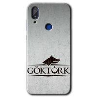 Vestel E5 Kılıf HD Desen Baskılı Arka Kapak+Temperli Cam - Göktürk