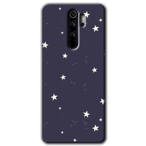 Xiaomi Redmi Note 8 Pro HD Baskılı Kılıf + 9D Tam Ekran Koruyucu - Gökyüzü Yıldız