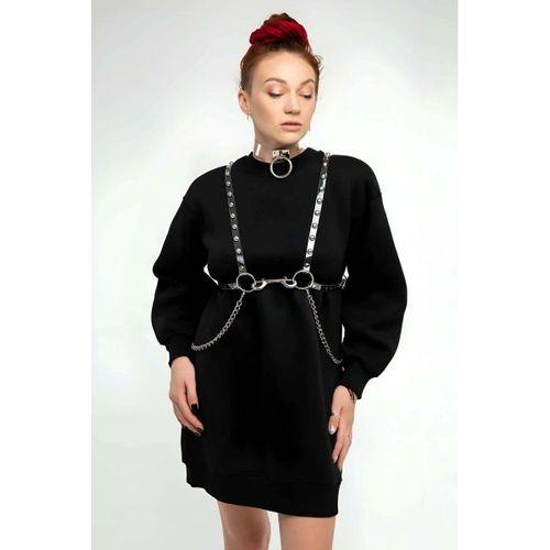 Şık - Şeffaf Kemer Ve Choker Takım - Brf826