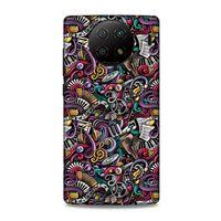Lopard Xiaomi Redmi Note 9 5g Uyumlu Kılıf Graffitix (4) Koruma Kılıfı