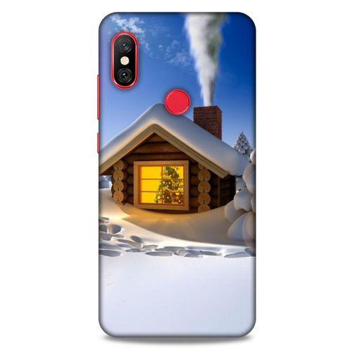 Xiaomi Redmi Note 6 Pro Kılıf Snowix (18) Telefon Kılıfları Sarı Beyaz