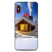 Xiaomi Redmi Note 6 Pro Kılıf Snowix (18) Telefon Kılıfları Sarı Beyaz