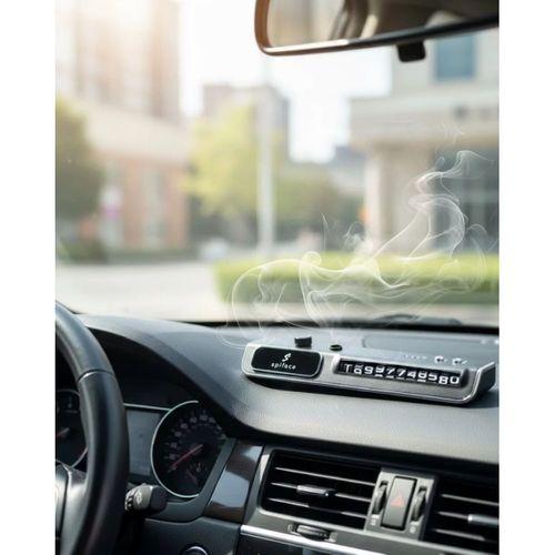 Led Işıklı Araç Ön Cam Telefon Numarası Gösterme Atı + 3 Seviyeli Hava Nemlendirici