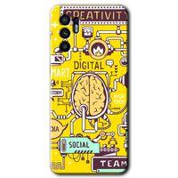 OPPO Oppo Reno 6 Kılıf HD Desen Baskılı Arka Kapak + Temperli Cam - Smart 2