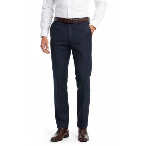 Erkek Regular Fit Çizgili  Kumaş Pantolon Likra Kumaş BGL-ST05037