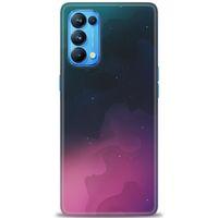 Oppo Reno 5 Pro Kılıf HD Baskılı Kılıf - Gökyüzü + Tam Ekran Koruyucu