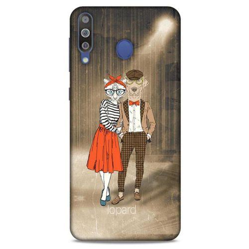 Samsung Galaxy M30 Kılıf FunnyMaX (31) TPU Kılıf Kahverengi