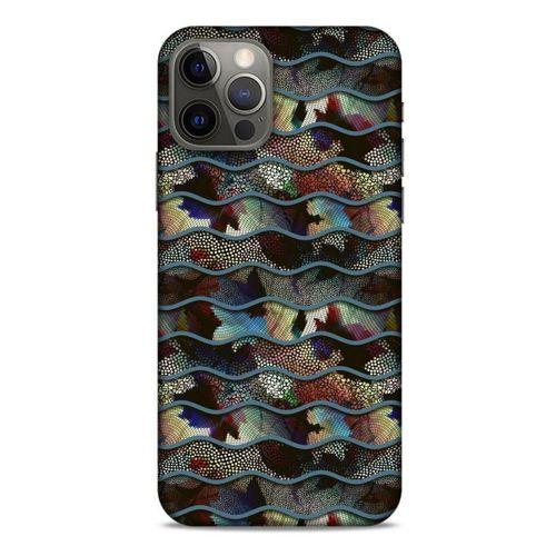 Apple iPhone 12 Pro Kılıf Baskılı Özel Seri Taşlı (34) Slim Armor Kılıf